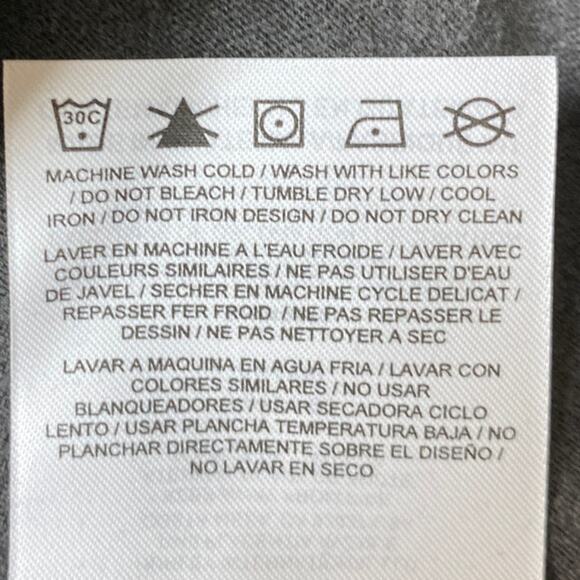 Hurley Tiger Tree Tank Top‎ Women M Gray Biker Cottagecore Raw Hem Beach NWT - Picture 9 of 9